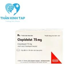 Clopidolut 75mg - Thuốc ngăn ngừa xơ vữa động mạch